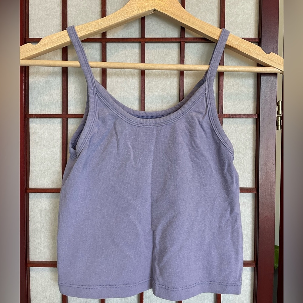 ARQ crop tank size S in color Periwinkle
